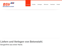 Tablet Screenshot of bsv-betonstahl.de